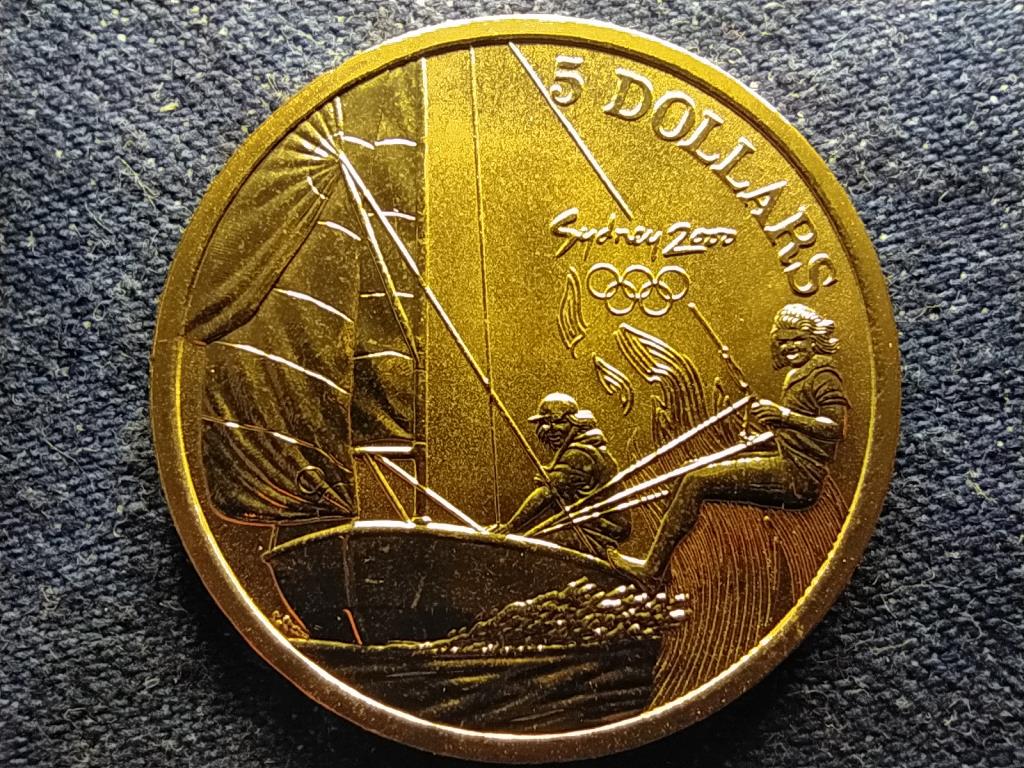 Ausztr&aacute;lia XXVII. Ny&aacute;ri Olimpia Sydney Vitorl&aacute;z&aacute;s 5 Doll&aacute;r 