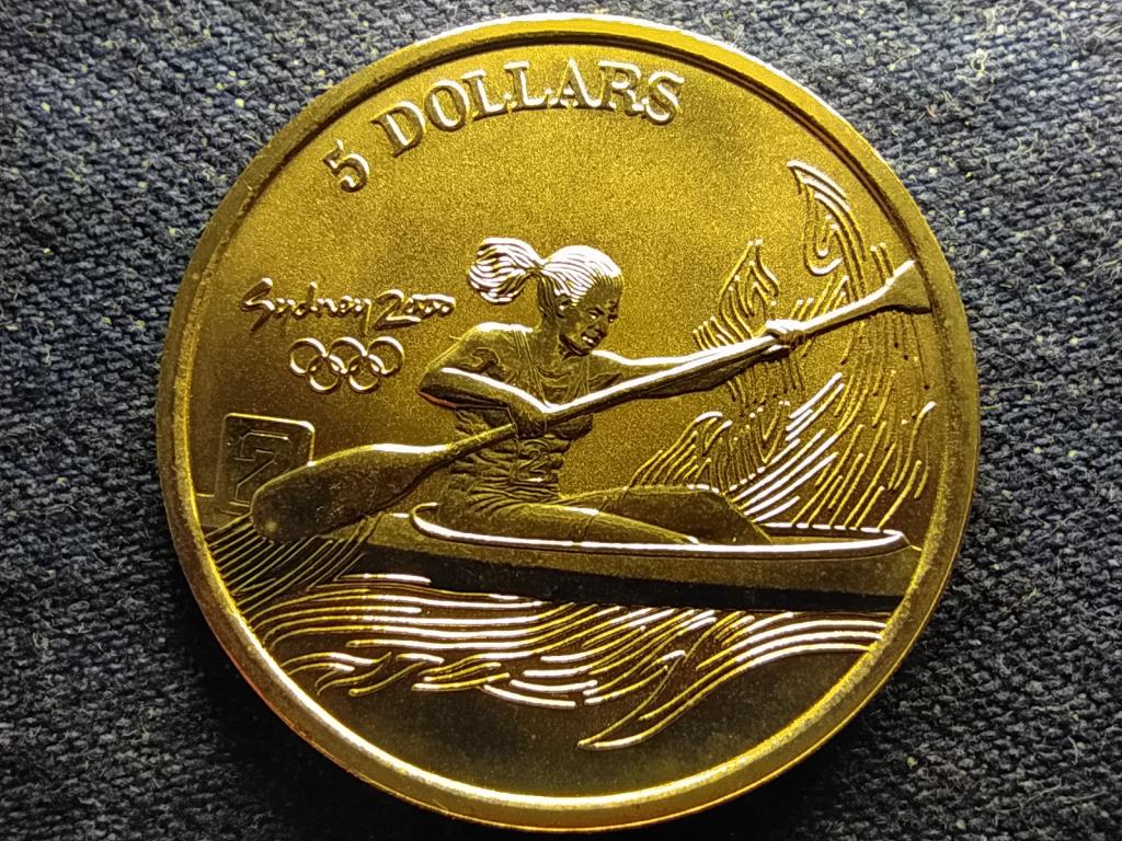 Ausztr&aacute;lia XXVII. Ny&aacute;ri Olimpia Sydney Kenuz&aacute;s 5 Doll&aacute;r 