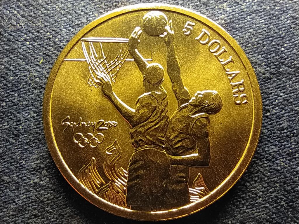 Ausztr&aacute;lia XXVII. Ny&aacute;ri Olimpia Sydney Kos&aacute;rlabda 5 Doll&aacute;r 