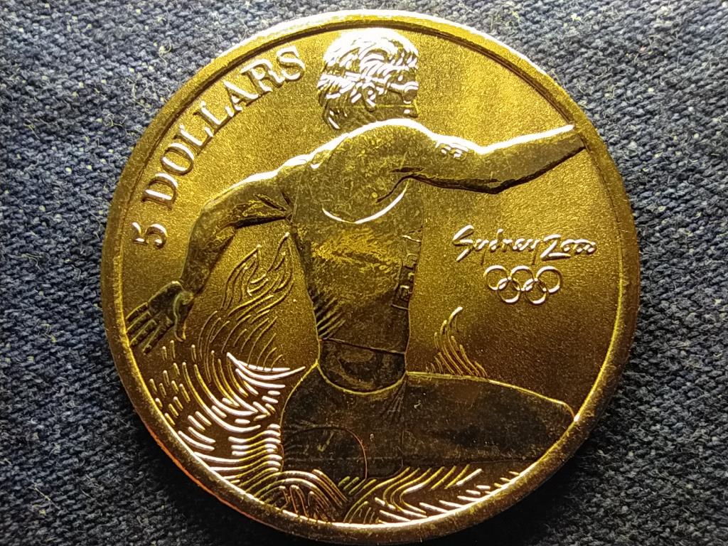 Ausztr&aacute;lia XXVII. Ny&aacute;ri Olimpia 2000 Sydney Triatlon 5 Doll&aacute;r 