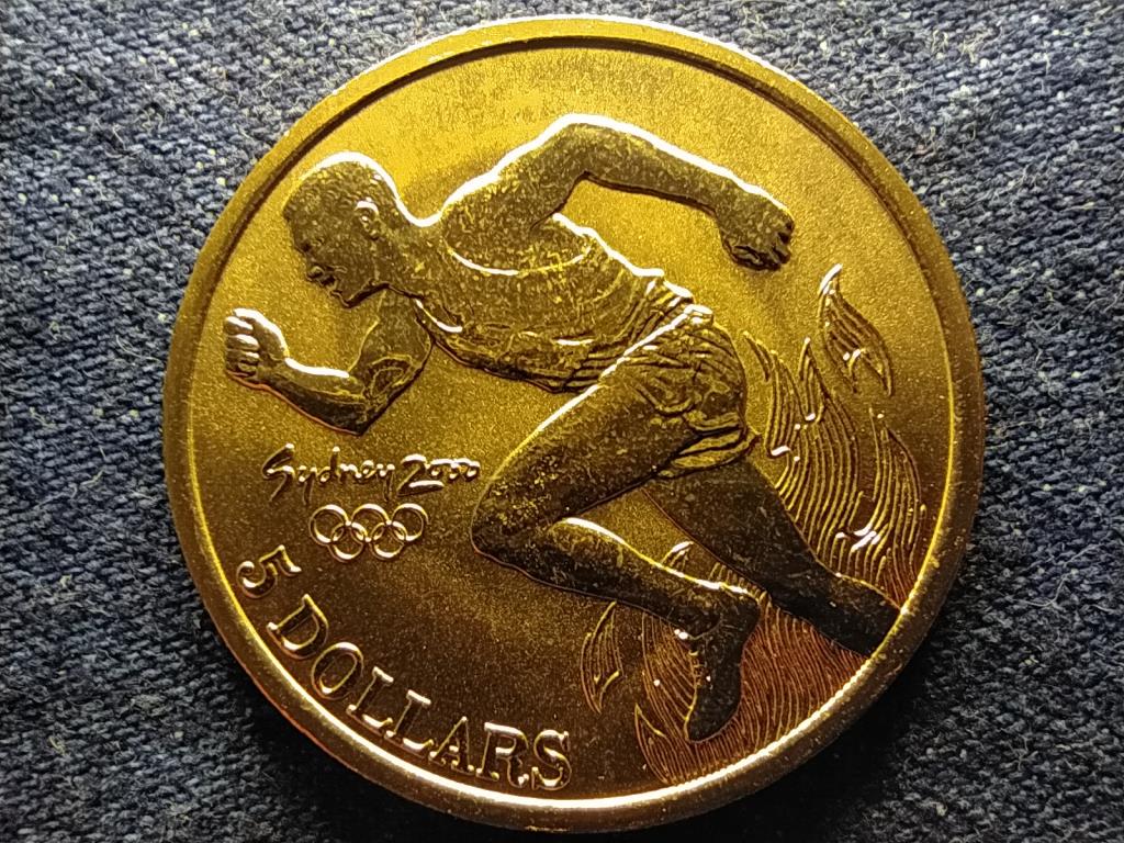 Ausztr&aacute;lia XXVII. Ny&aacute;ri Olimpia 2000 Sydney Atl&eacute;tika 5 Doll&aacute;r 