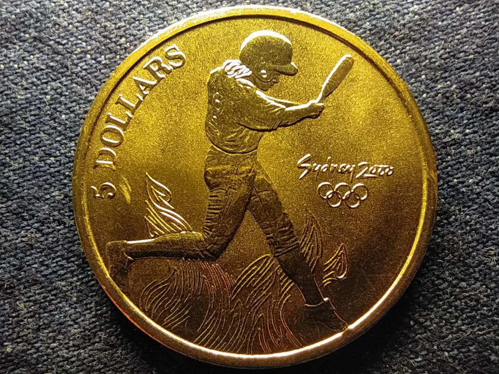 Ausztr&aacute;lia XXVII. Ny&aacute;ri Olimpia 2000 Sydney Softball 5 Doll&aacute;r 