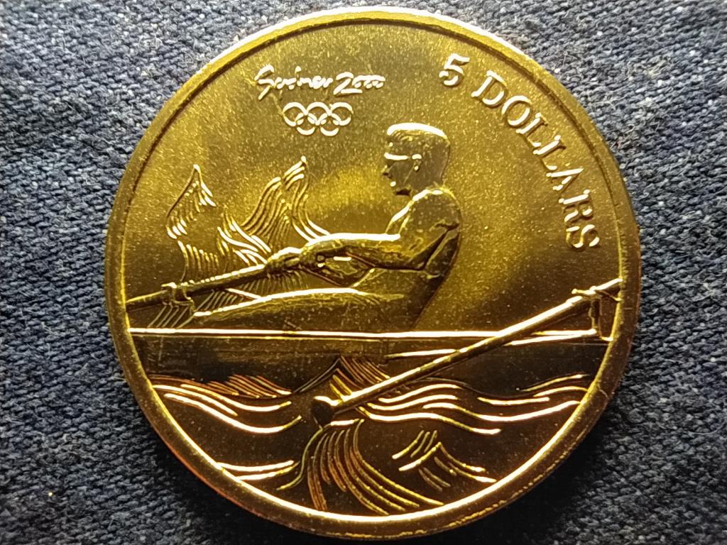 Ausztr&aacute;lia XXVII. Ny&aacute;ri Olimpia 2000 Sydney Evez&eacute;s 5 Doll&aacute;r 