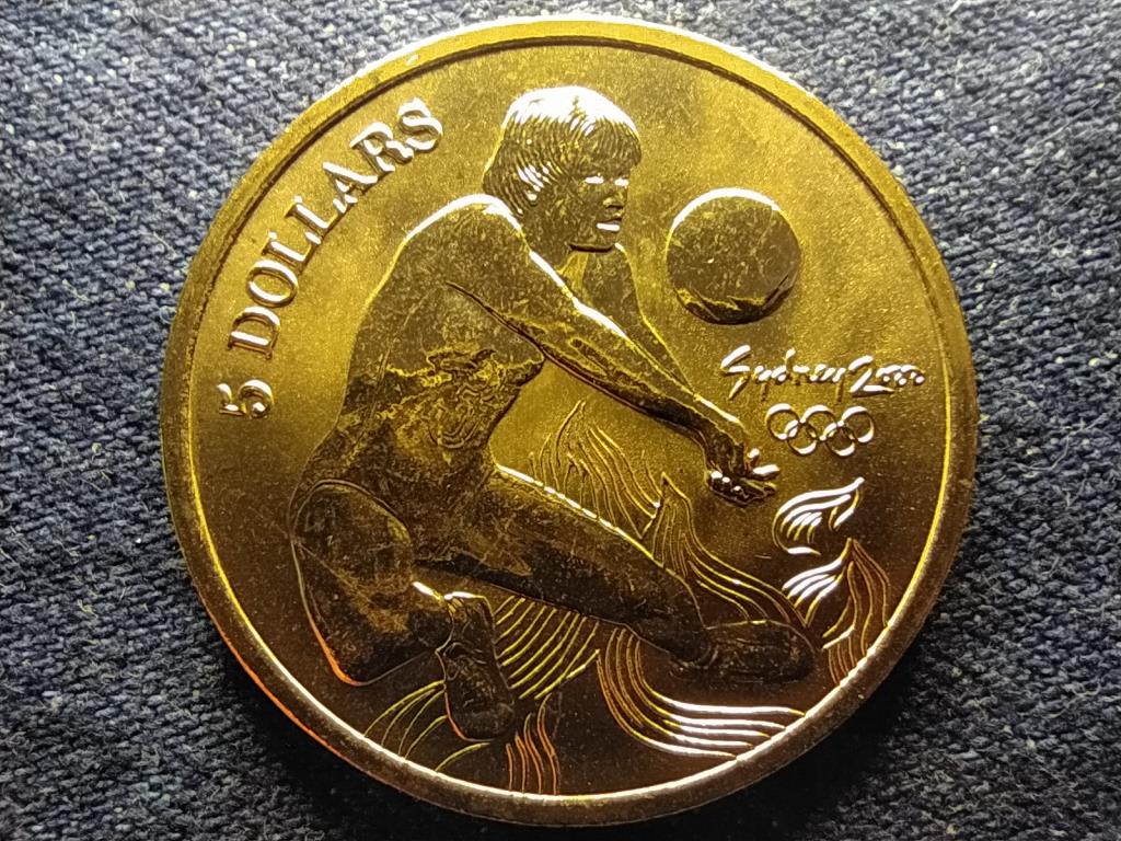 Ausztr&aacute;lia XXVII. Ny&aacute;ri Olimpia 2000 Sydney R&ouml;plabda 5 Doll&aacute;r 