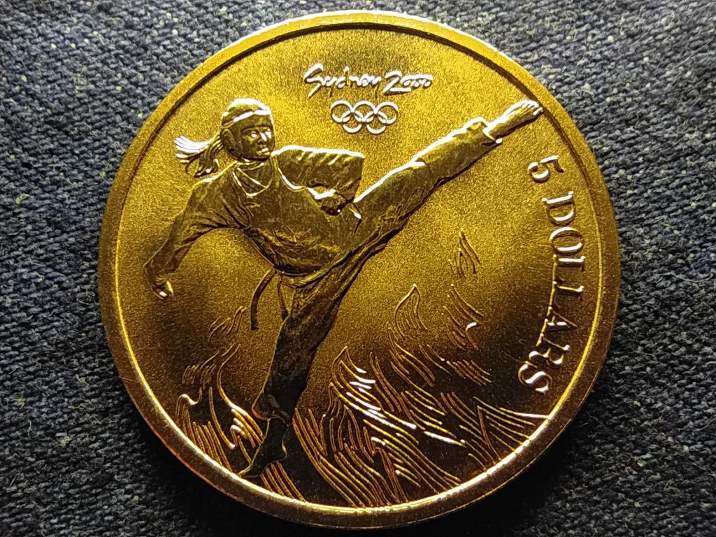 Ausztr&aacute;lia XXVII. Ny&aacute;ri Olimpia 2000 Sydney Taekwondo 5 Doll&aacute;r 