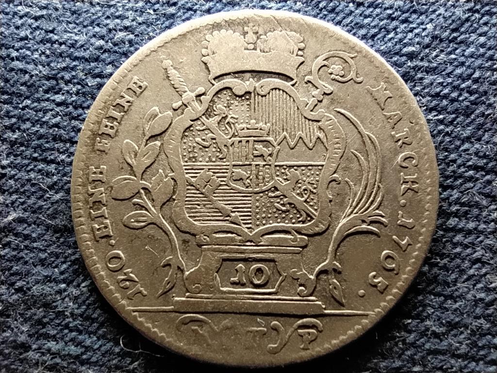 N&eacute;met &Aacute;llamok W&uuml;rzburgi P&uuml;sp&ouml;ks&eacute;g Adam Friedrich Graf .583 Ez&uuml;st 10 Krajc&aacute;r 