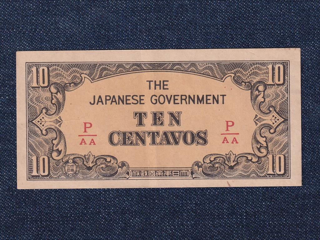 F&uuml;l&ouml;p-szigetek Jap&aacute;n megsz&aacute;ll&aacute;s (1941-1944) 10 Centavo 