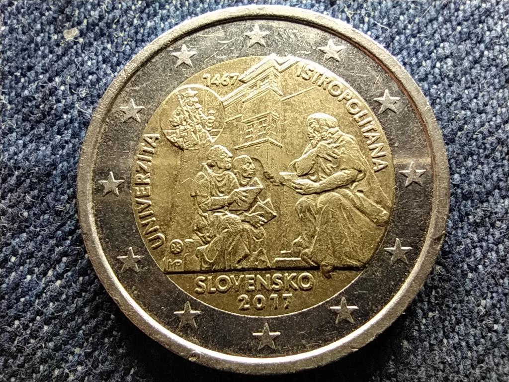 Szlov&aacute;kia Istropolitana Egyetem 2 Euro 
