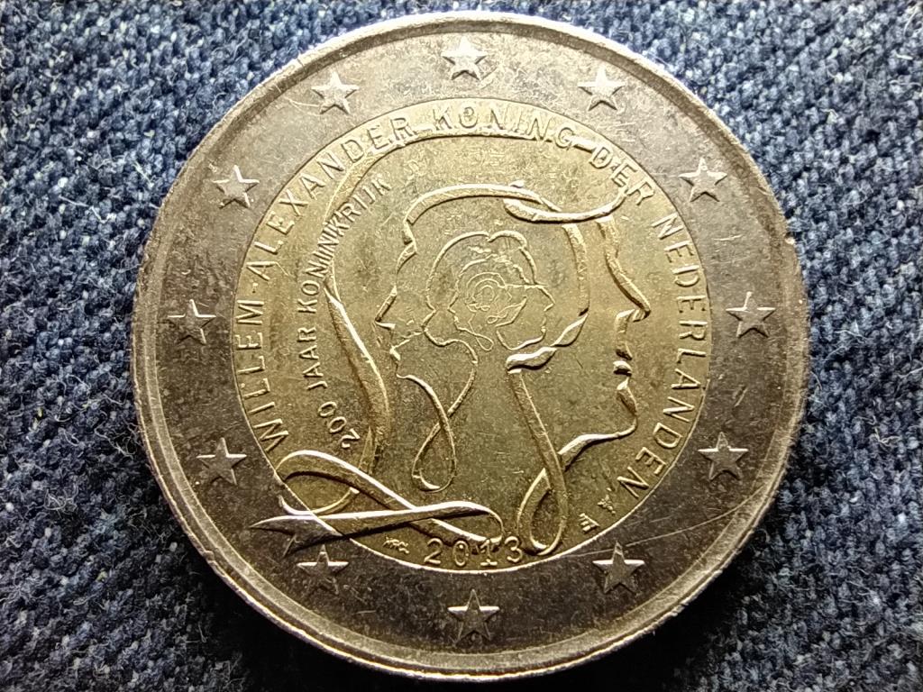 Hollandia A Kir&aacute;lys&aacute;g 200 &eacute;ve 2 Euro 