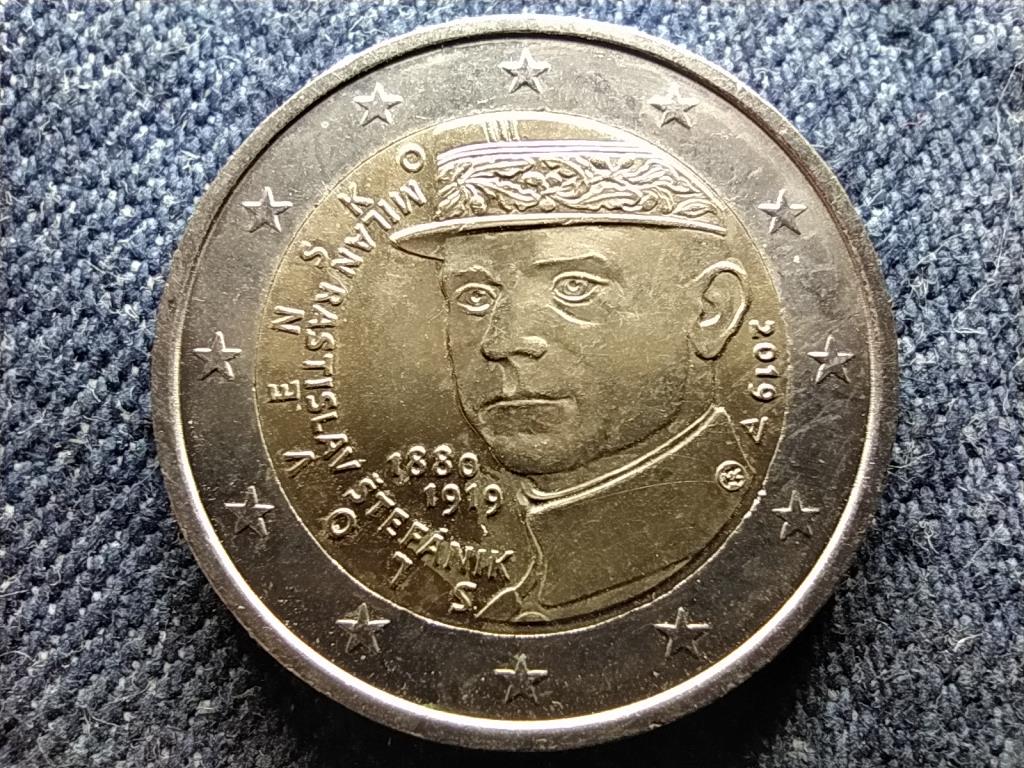 Szlov&aacute;kia Milan Rastislav &Scaron;tef&aacute;nik 2 Euro 