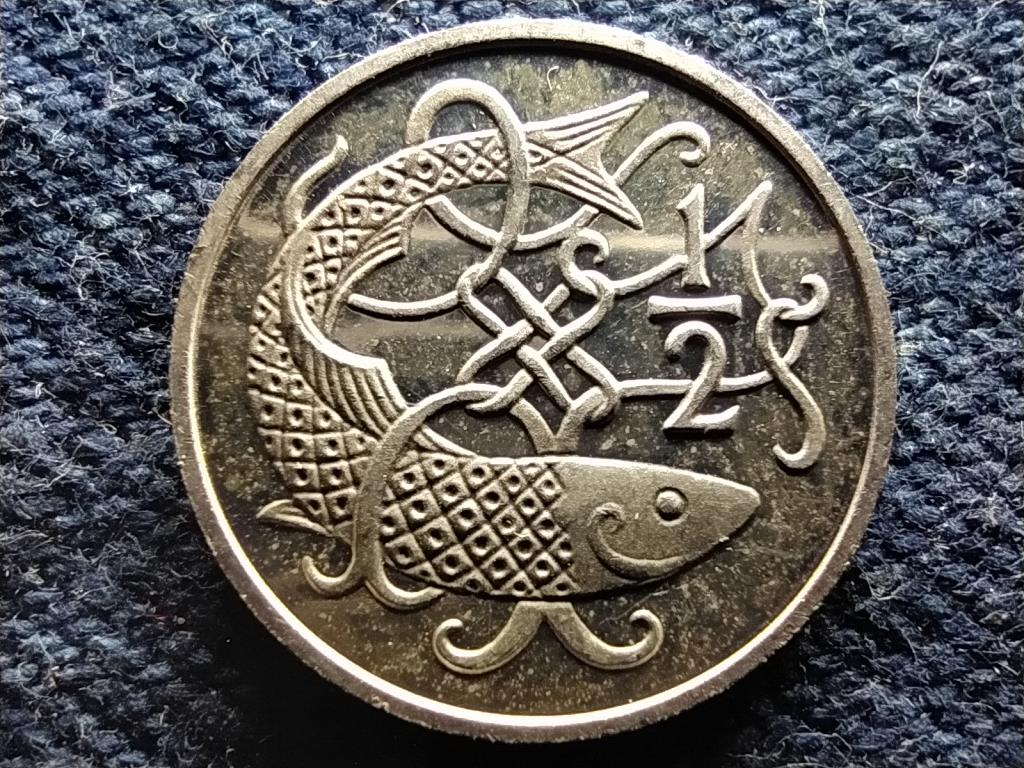 Man-sziget II. Erzs&eacute;bet (1952-2022) .500 Ez&uuml;st 1/2 Penny 
