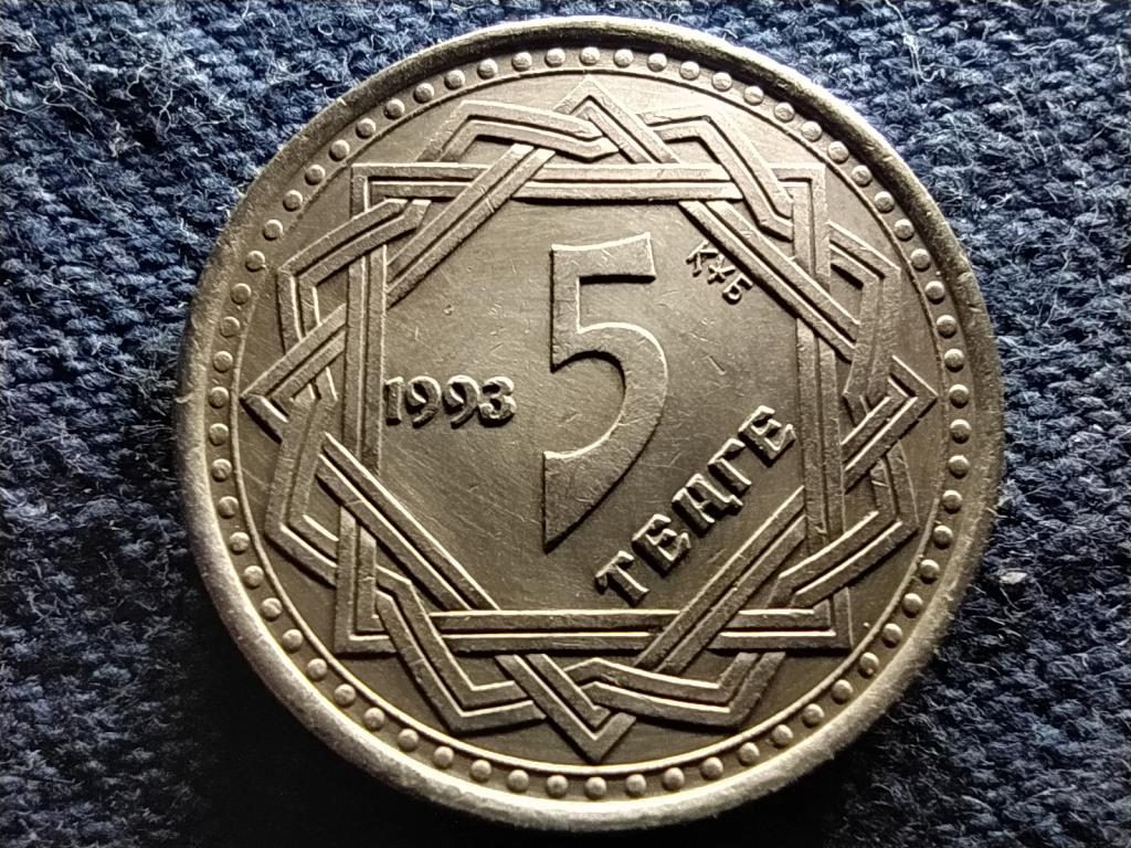 Kazahszt&aacute;n K&ouml;zt&aacute;rsas&aacute;g (1991-) 5 Tenge 