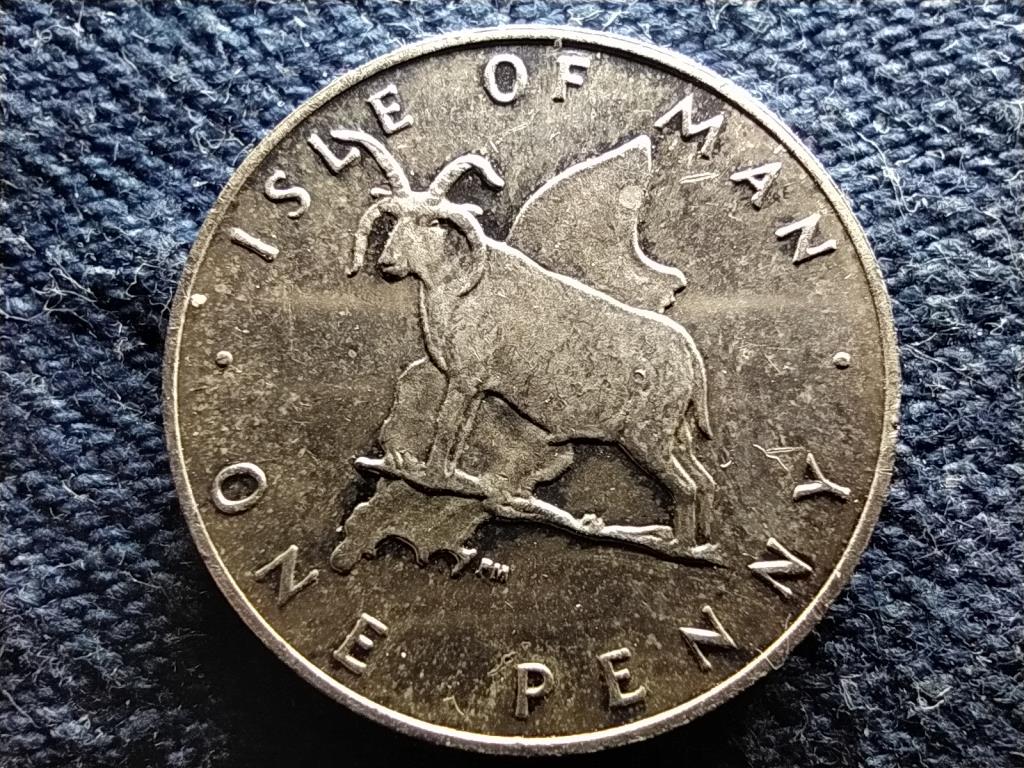 Man-sziget II. Erzs&eacute;bet (1952-2022) .925 Ez&uuml;st 1 Penny 