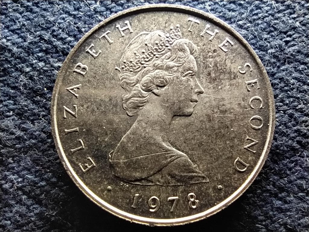 Man-sziget II. Erzs&eacute;bet (1952-2022) .925 Ez&uuml;st 1 Penny 