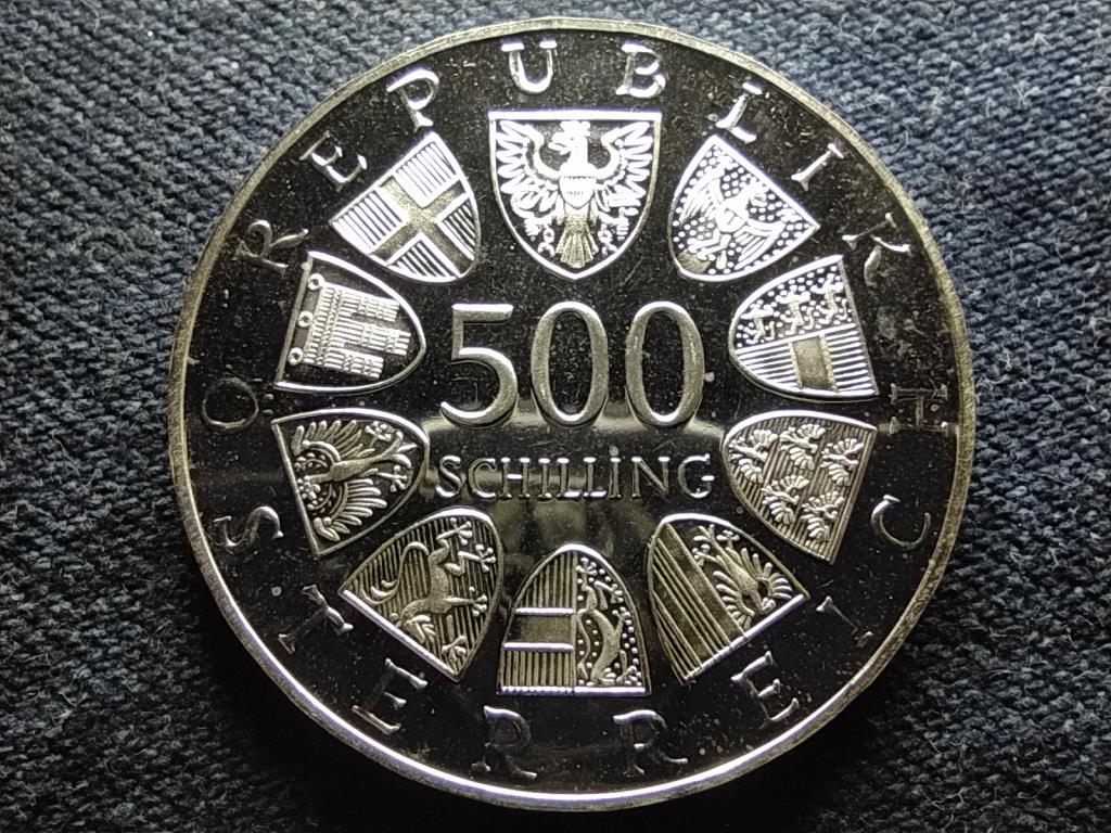 Ausztria Az első Hallban vert Thaler-&eacute;rme .925 Ez&uuml;st 500 Schilling 