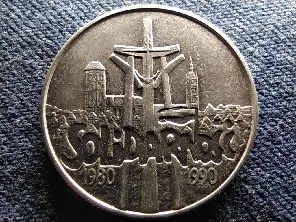 Lengyelorsz&aacute;g Szolidarit&aacute;s szimb&oacute;luma 10000 Zloty 