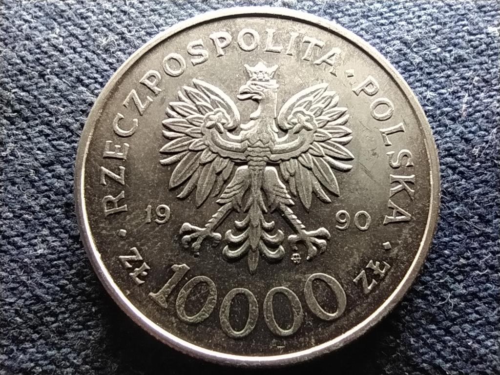 Lengyelorsz&aacute;g Szolidarit&aacute;s szimb&oacute;luma 10000 Zloty 