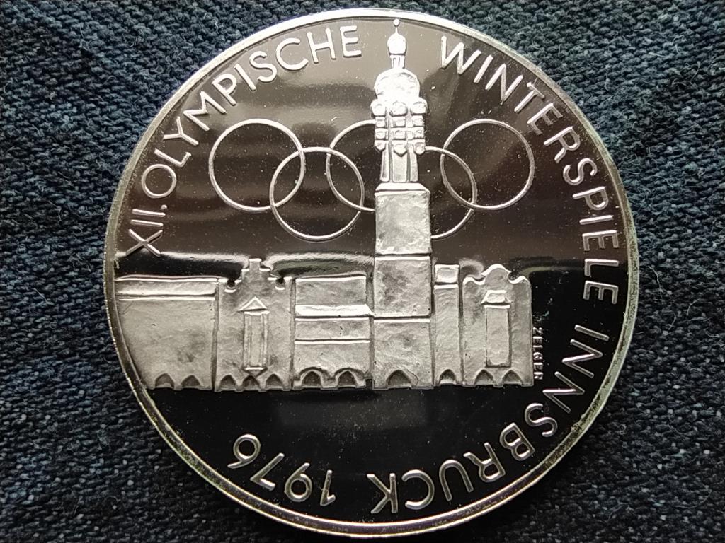 Ausztria XII. Innsbrucki t&eacute;li Olimpiai j&aacute;t&eacute;kok .640 Ez&uuml;st 100 Schilling 
