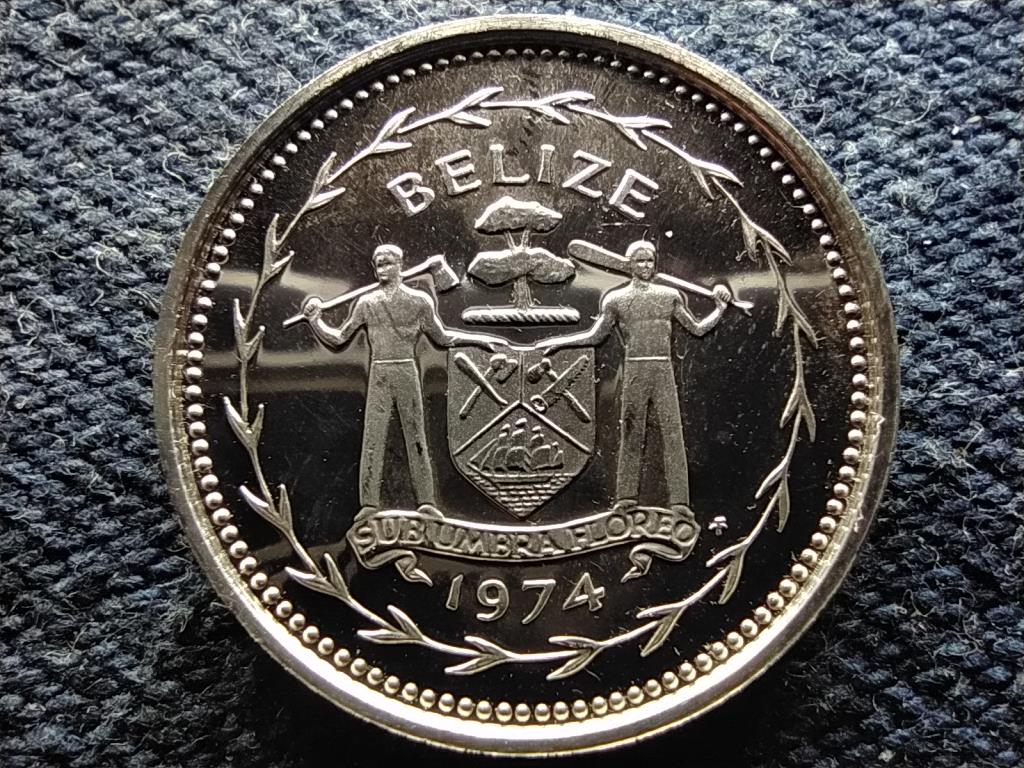 Belize Belize mad&aacute;rvil&aacute;ga Vill&aacute;sfark&uacute; tirannusz .925 Ez&uuml;st 5 Cent 