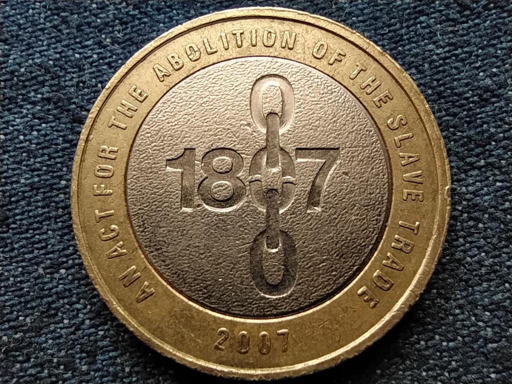 Anglia A rabszolga-kereskedelem elt&ouml;rl&eacute;se 2 Font 