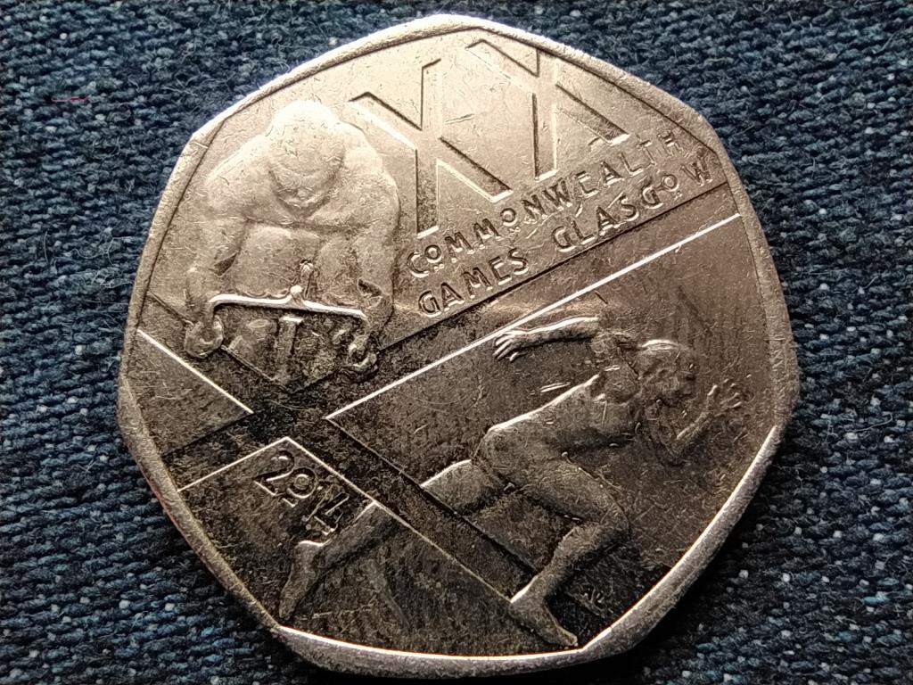 Anglia XX. Nemzetk&ouml;z&ouml;ss&eacute;gi J&aacute;t&eacute;kok Glasgow 50 Penny 