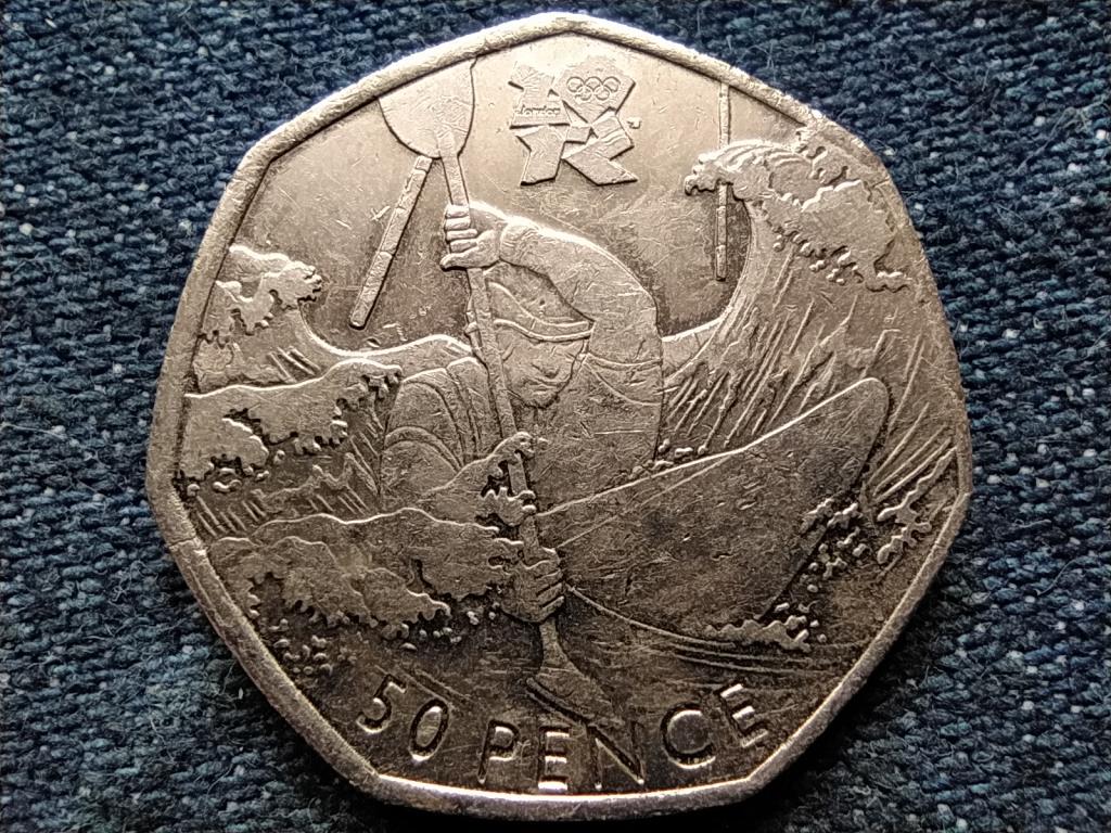 Anglia XXX. Ny&aacute;ri Olimpia London Kenu 50 Penny 