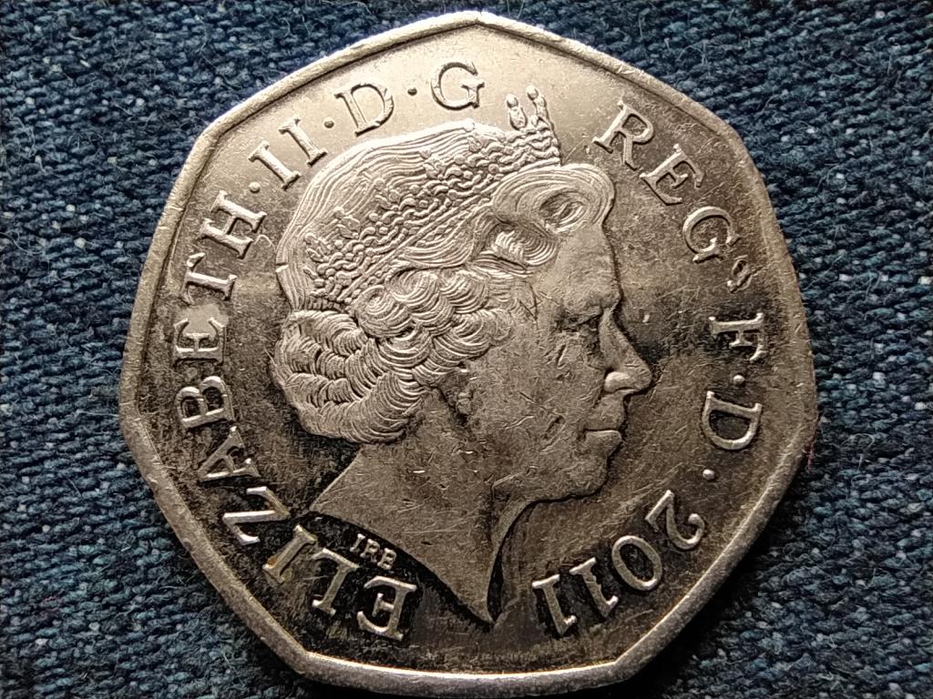 Anglia XXX. Ny&aacute;ri Olimpia London Kenu 50 Penny 