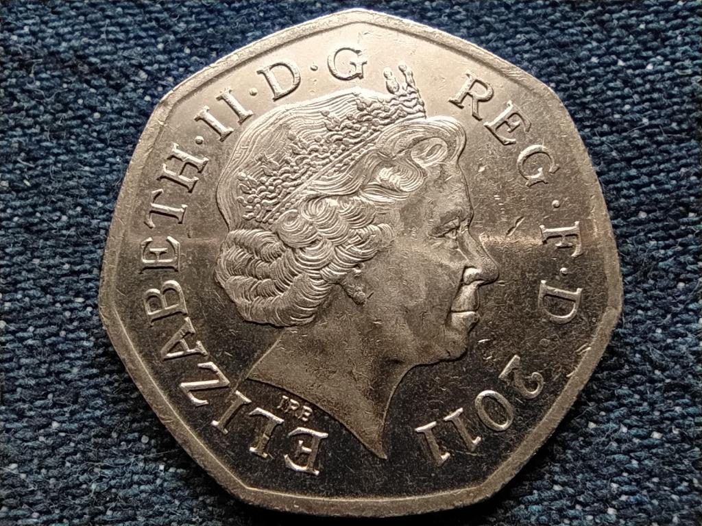 Anglia XXX. Ny&aacute;ri Olimpia London J&eacute;ghoki 50 Penny 