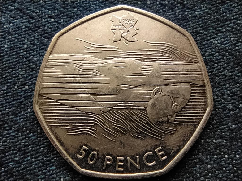 Anglia XXX. Ny&aacute;ri Olimpia London V&iacute;zi sportok 50 Penny 