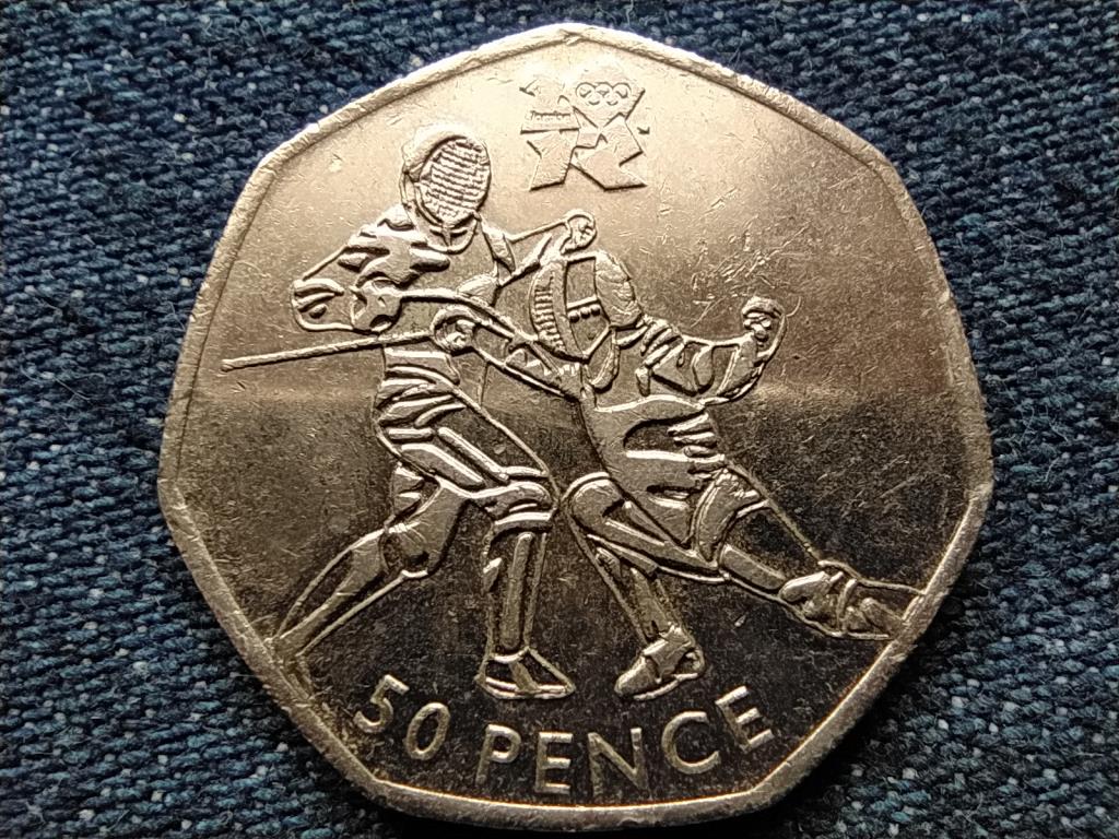 Anglia XXX. Ny&aacute;ri Olimpia London V&iacute;v&aacute;s 50 Penny 