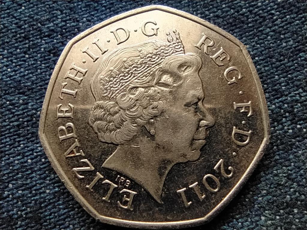 Anglia XXX. Ny&aacute;ri Olimpia London S&uacute;lyemel&eacute;s 50 Penny 