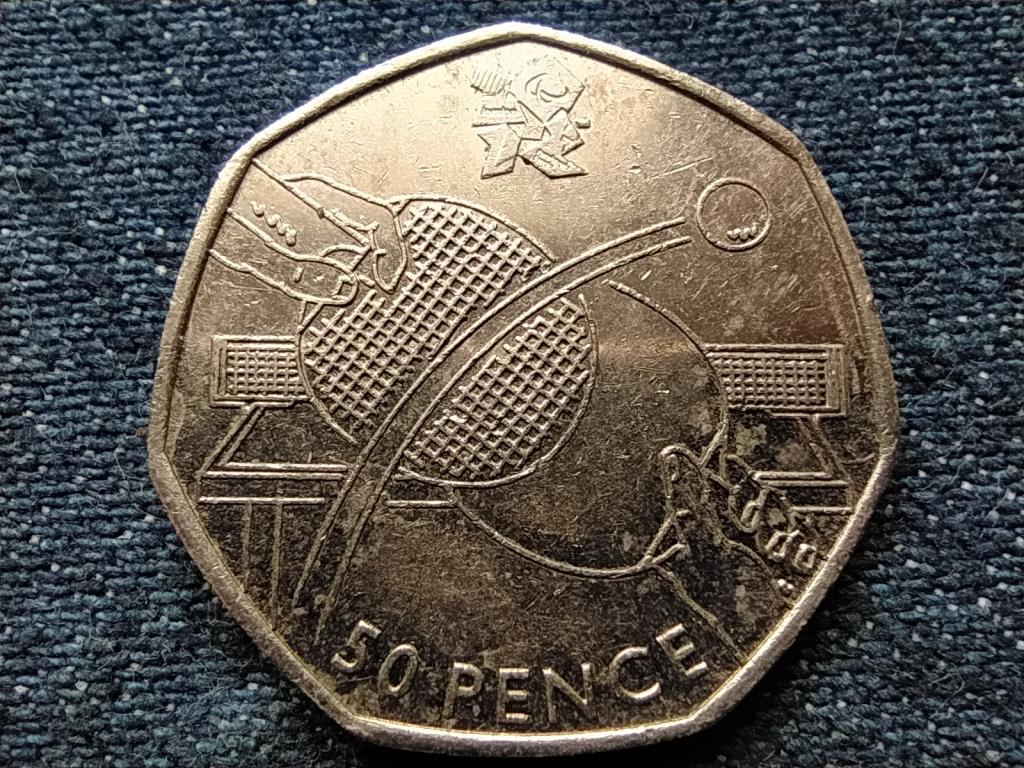 Anglia XXX. Ny&aacute;ri Olimpia London Asztali Tenisz 50 Penny 