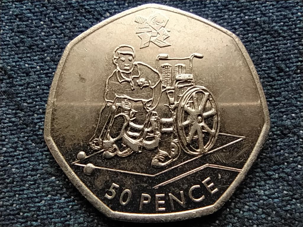 Anglia XXX. Ny&aacute;ri Olimpia London Boccia 50 Penny 