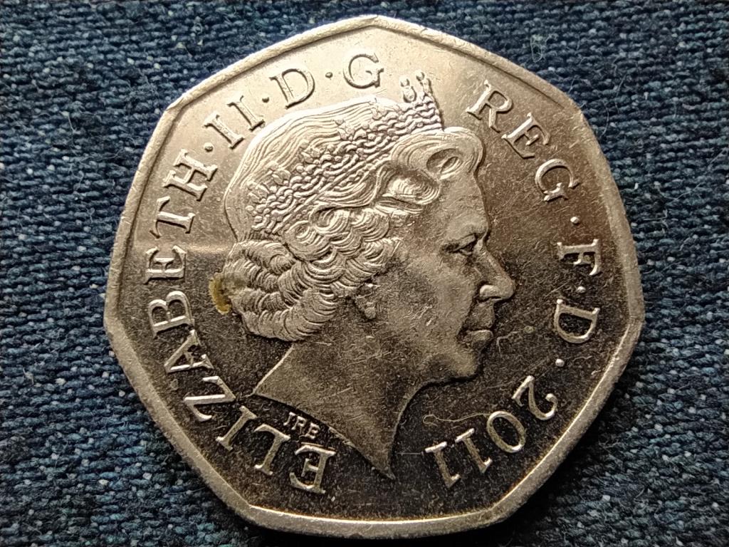 Anglia XXX. Ny&aacute;ri Olimpia London Kerekessz&eacute;kes r&ouml;gbi 50 Penny 