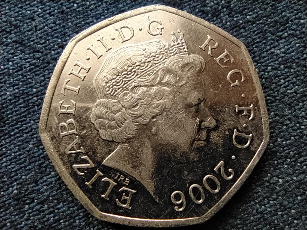 Anglia Vikt&oacute;ria kereszt 50 Penny 