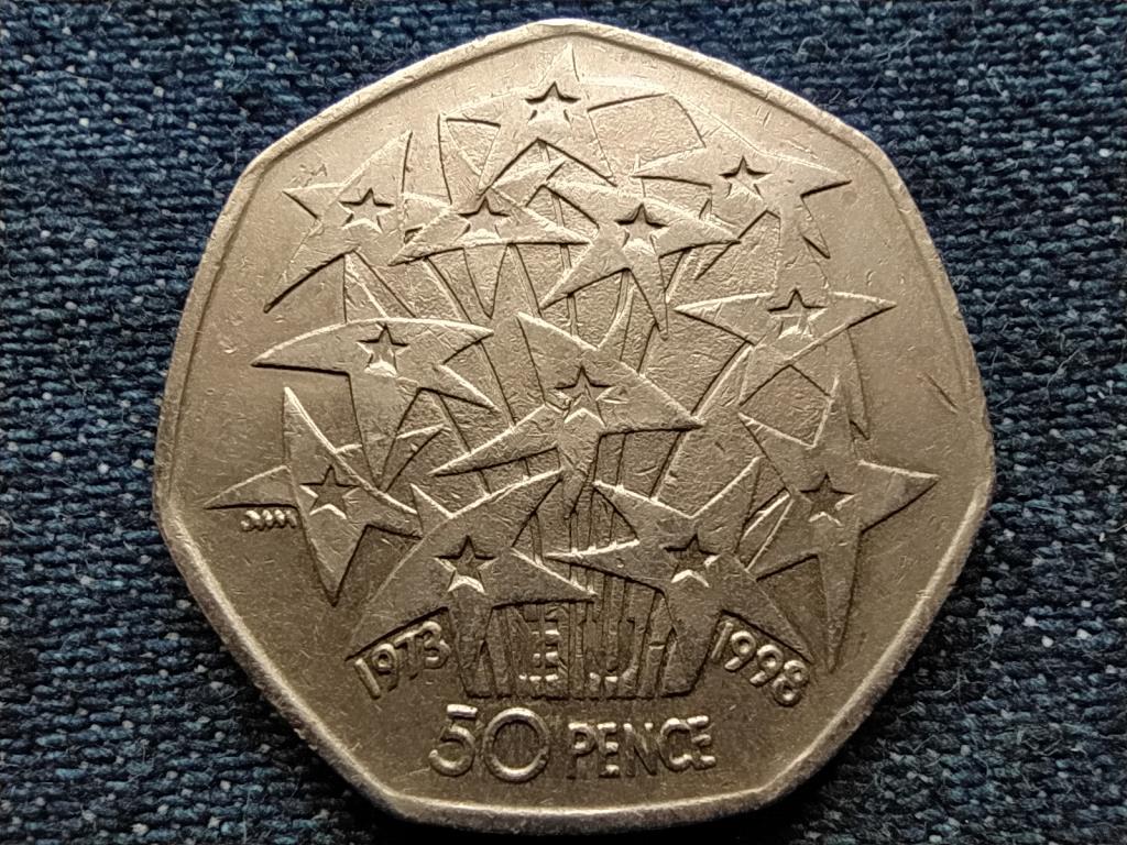 Anglia Eur&oacute;pai &Uacute;ni&oacute; 50 Penny 