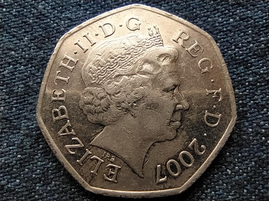 Anglia Cserk&eacute;szet sz&aacute;zadik &eacute;vfordul&oacute;ja 50 Penny 