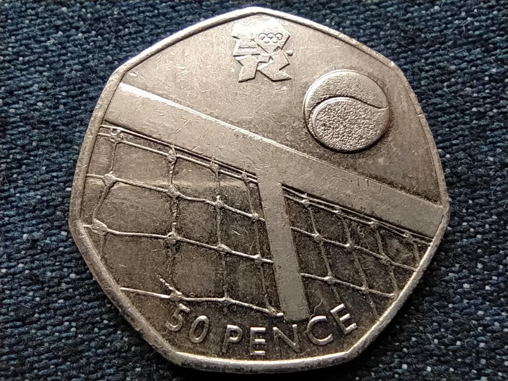 Anglia XXX. Ny&aacute;ri Olimpia London Tenisz 50 Penny 