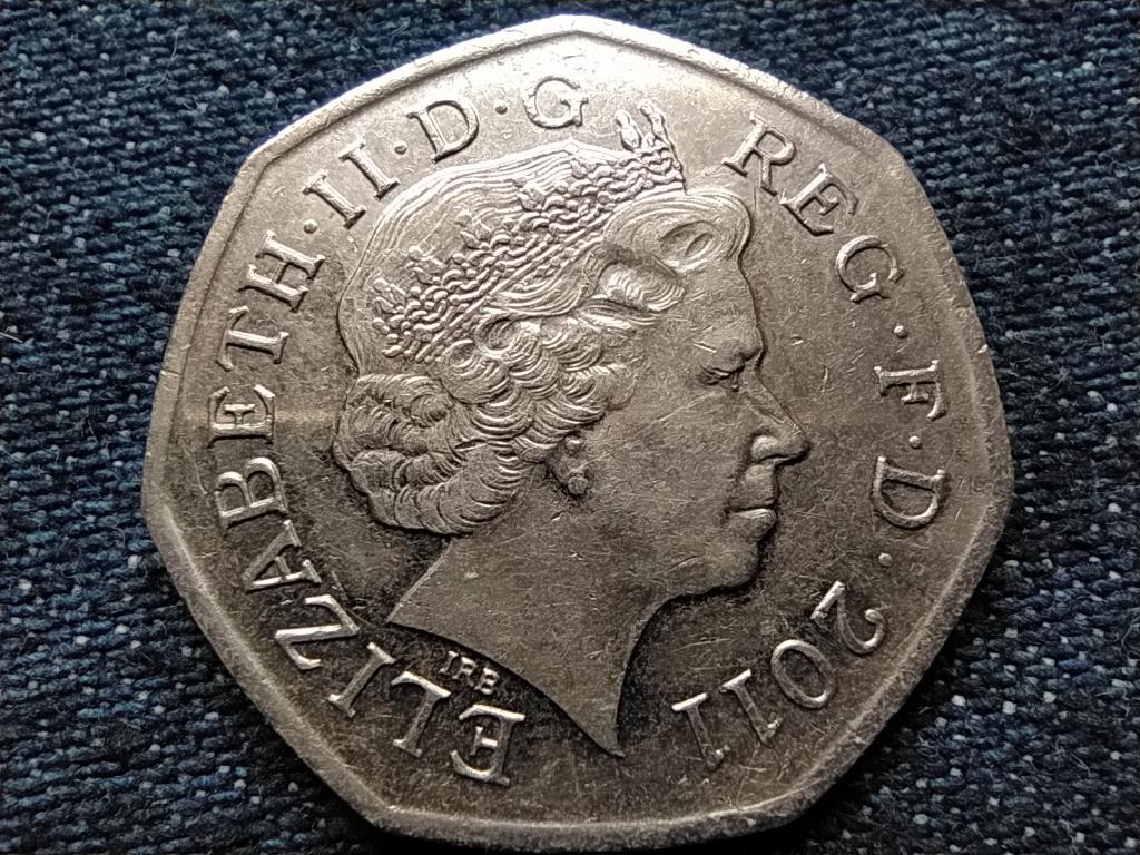 Anglia XXX. Ny&aacute;ri Olimpia London Kos&aacute;rlabda 50 Penny 