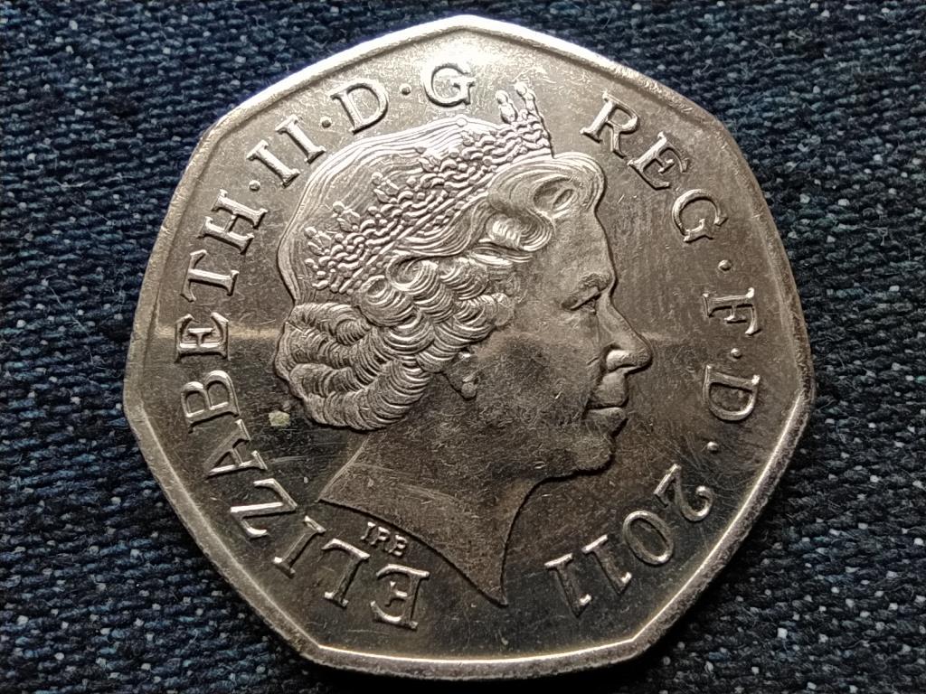 Anglia XXX. Ny&aacute;ri Olimpia London &Ouml;ttusa 50 Penny 