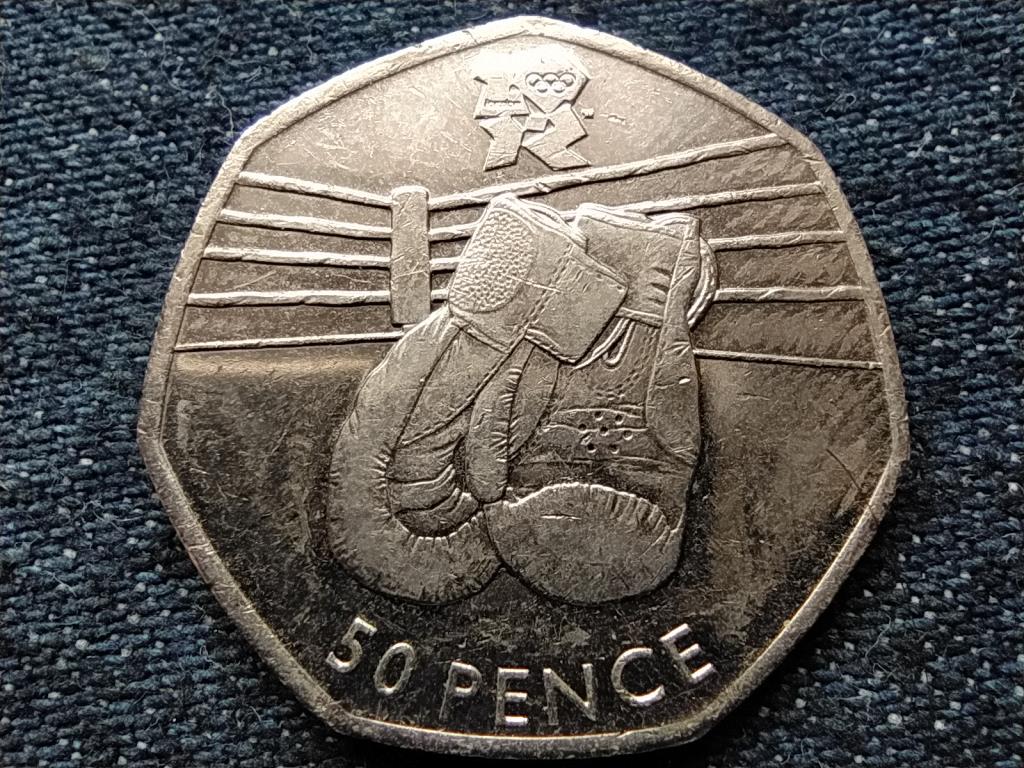 Anglia XXX. Ny&aacute;ri Olimpia London &Ouml;k&ouml;lv&iacute;v&aacute;s 50 Penny 