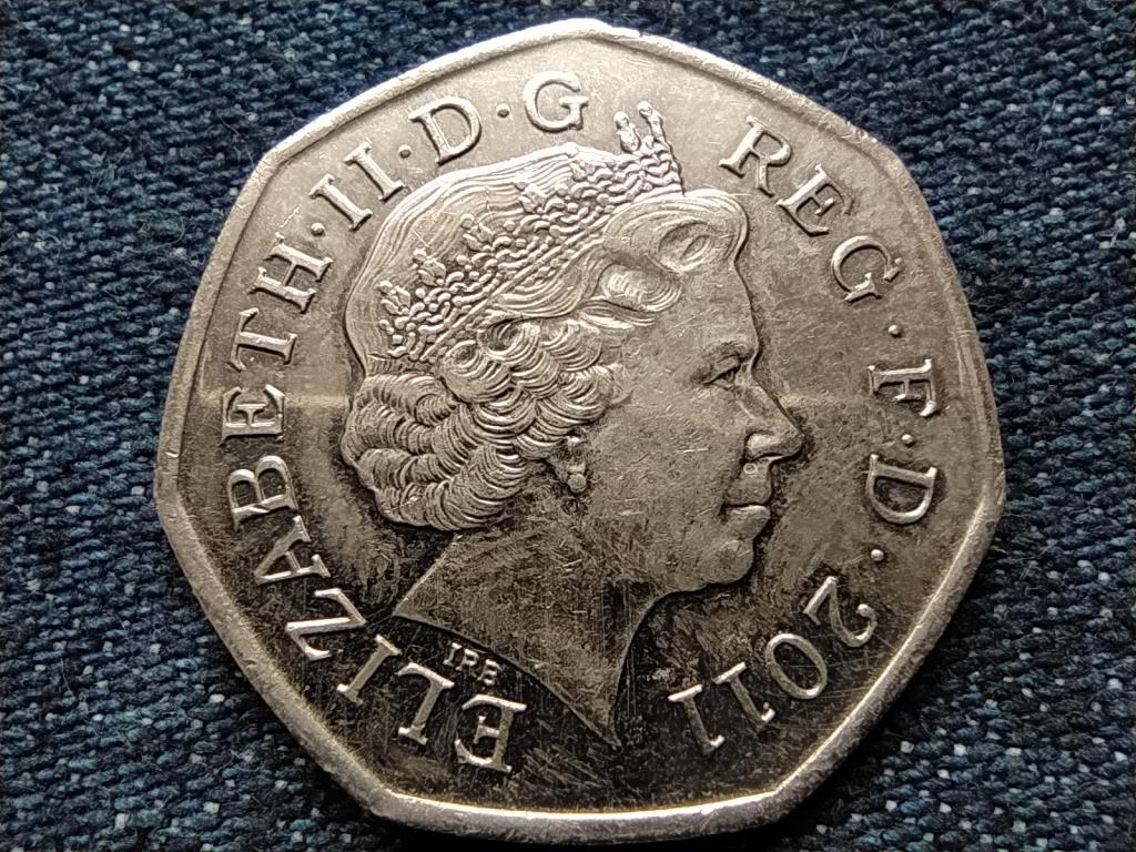 Anglia XXX. Ny&aacute;ri Olimpia London Vitorl&aacute;z&aacute;s 50 Penny 