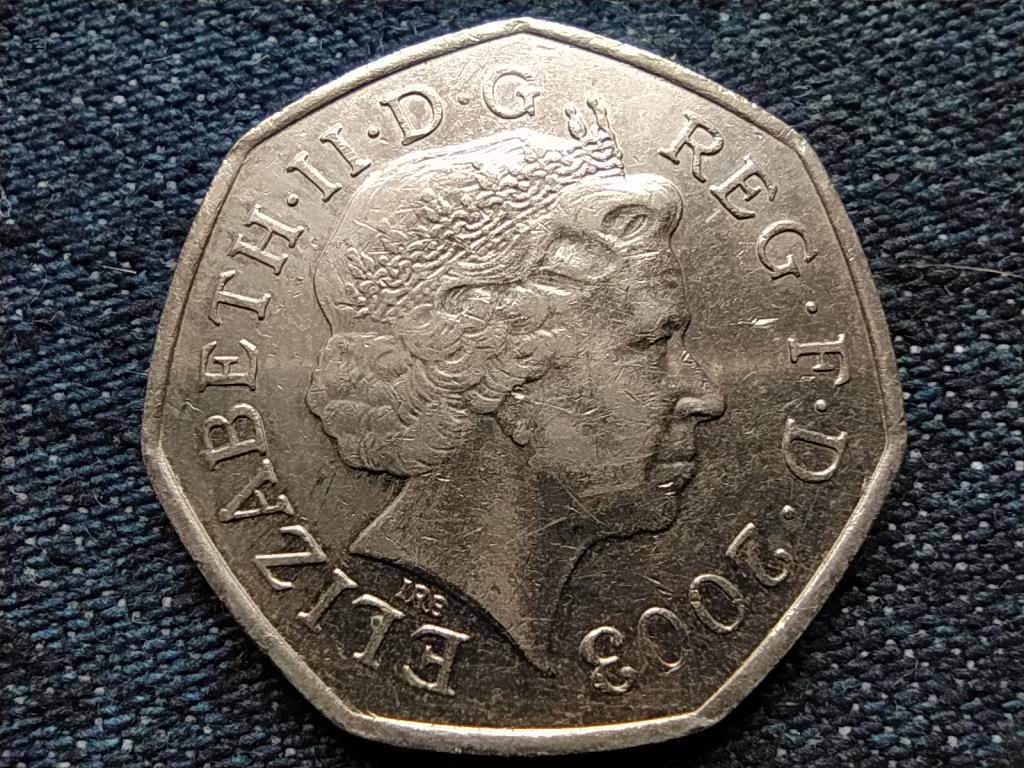 Anglia Szufrazsett mozgalom 50 Penny 