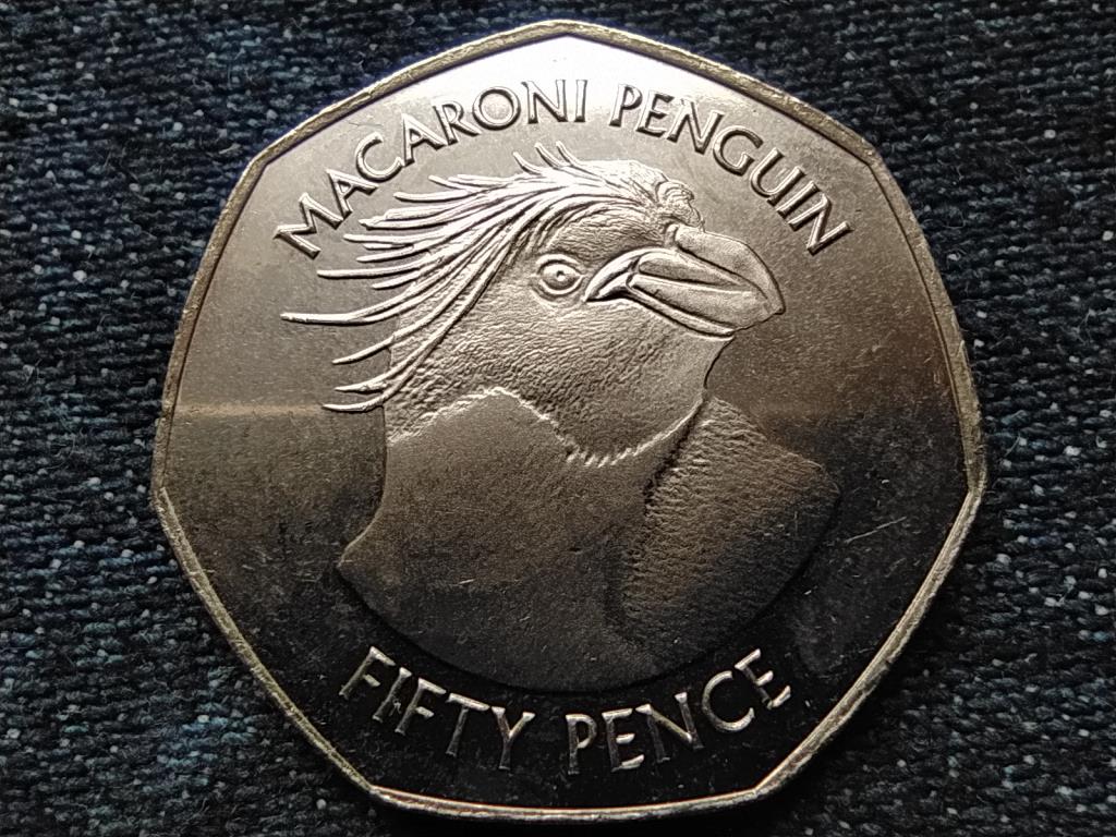 Falkland-szigetek B&oacute;bit&aacute;s pingvin 50 Penny 
