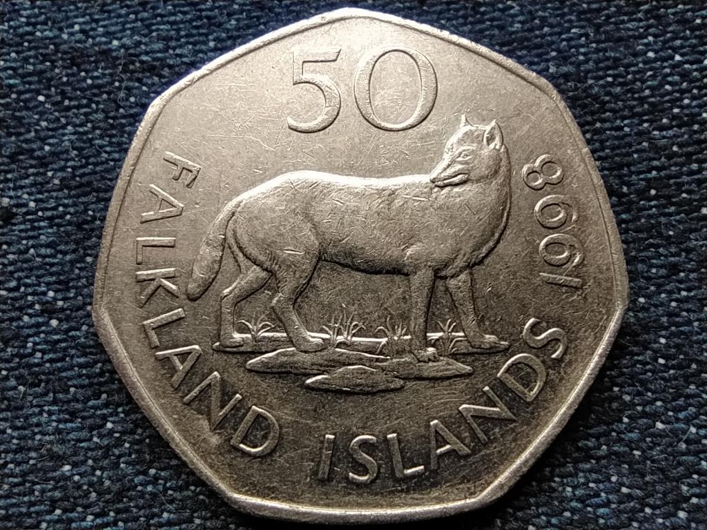 Falkland-szigetek II. Erzs&eacute;bet (1952-2022) 50 Penny 