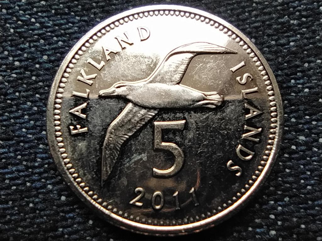 Falkland-szigetek II. Erzs&eacute;bet (1952-2022) 5 Penny 