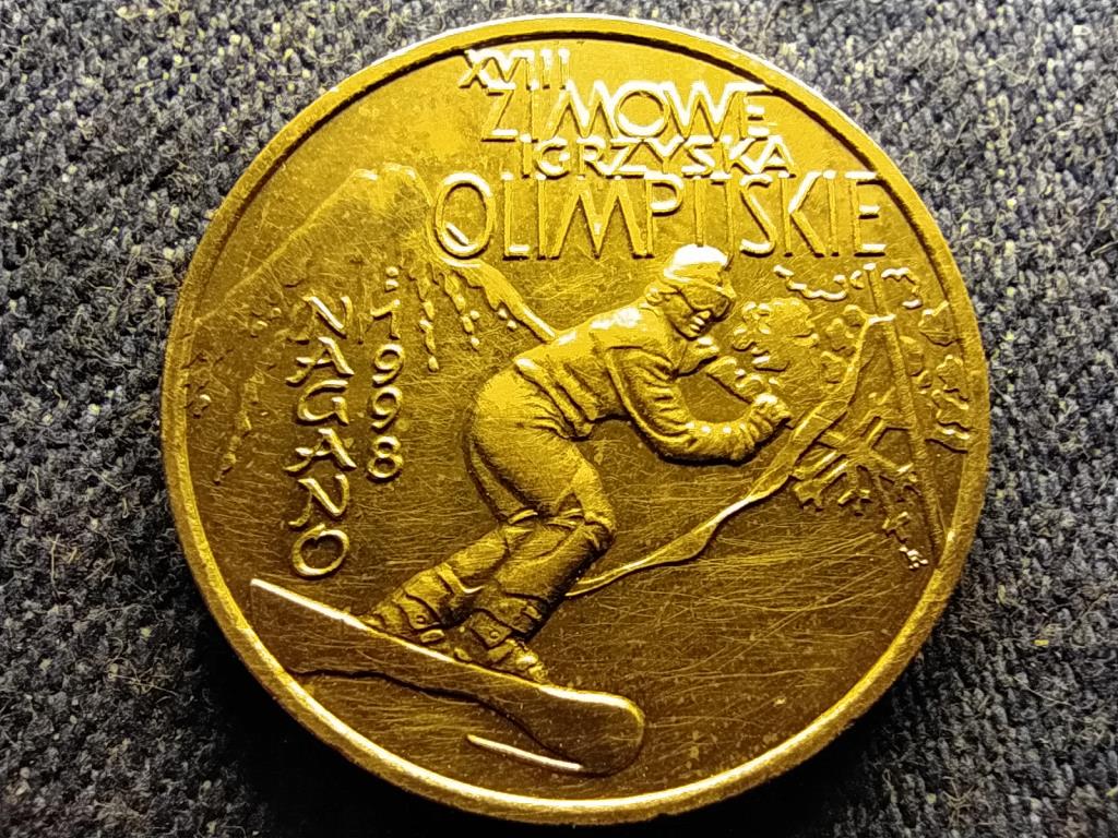 Lengyelorsz&aacute;g XVIII. T&eacute;li Olimpia 1998 Nagano 2 Zloty 