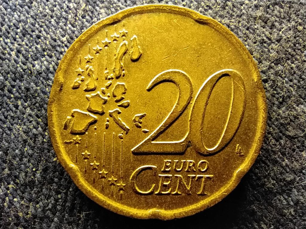 Olaszorsz&aacute;g K&ouml;zt&aacute;rsas&aacute;g (1946-) 2002-2007 20 Euro Cent 