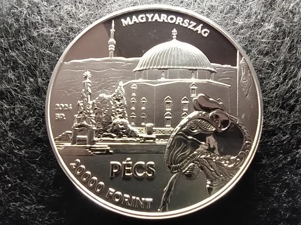 Magyarorsz&aacute;g Baranya v&aacute;rmegye, P&eacute;cs .925 Ez&uuml;st 20000 Forint 