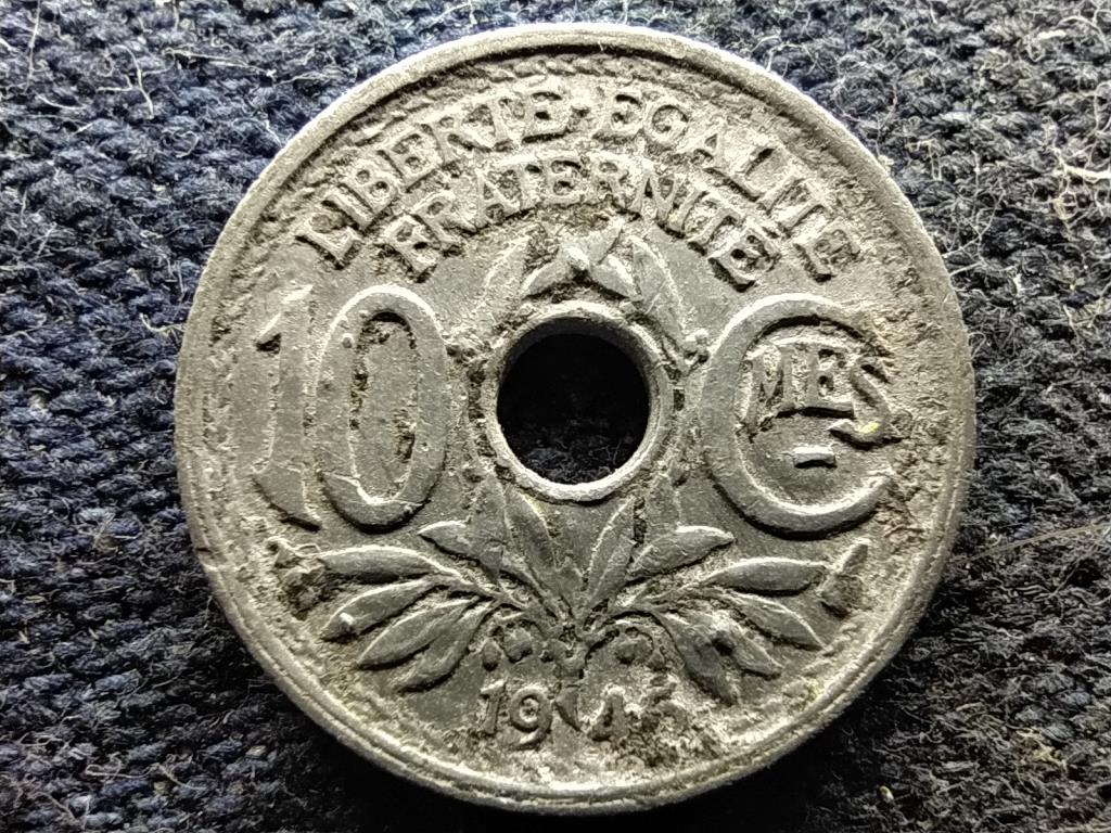 Franciaorsz&aacute;g Francia K&ouml;zt&aacute;rsas&aacute;g Ideiglenes Korm&aacute;nya (1944-1946) 10 Centimes 